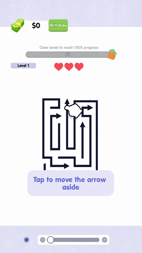 Arrow Path Quest tutorial level